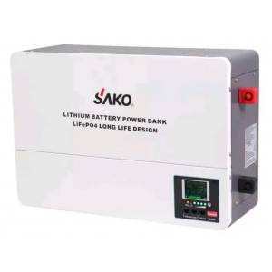 SAKO 51.2V 100Ah 5 kWh LIFEPO4 LCD 